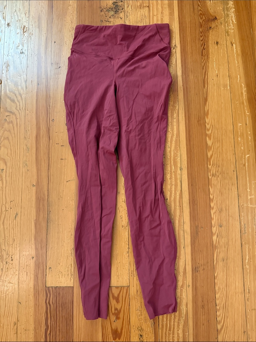 lululemon athletica Maroon High-Rise Leggings